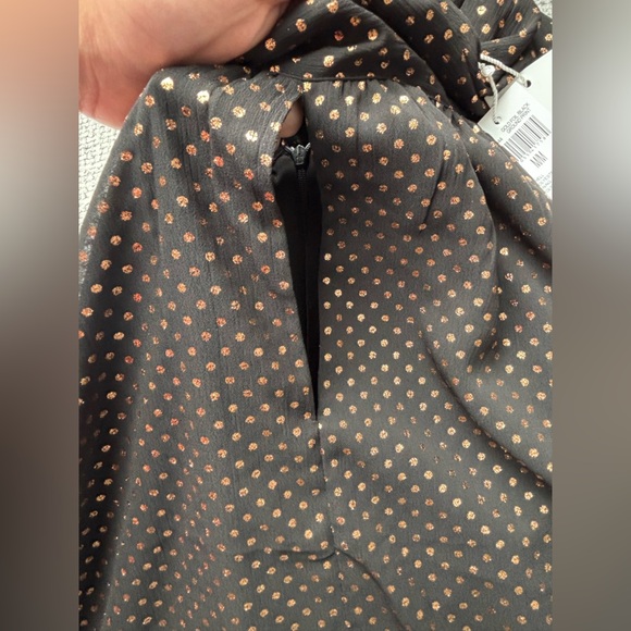 BNWT Jason Wu Tie-Neck Polka Dot Blouse Size M! - Picture 3 of 15